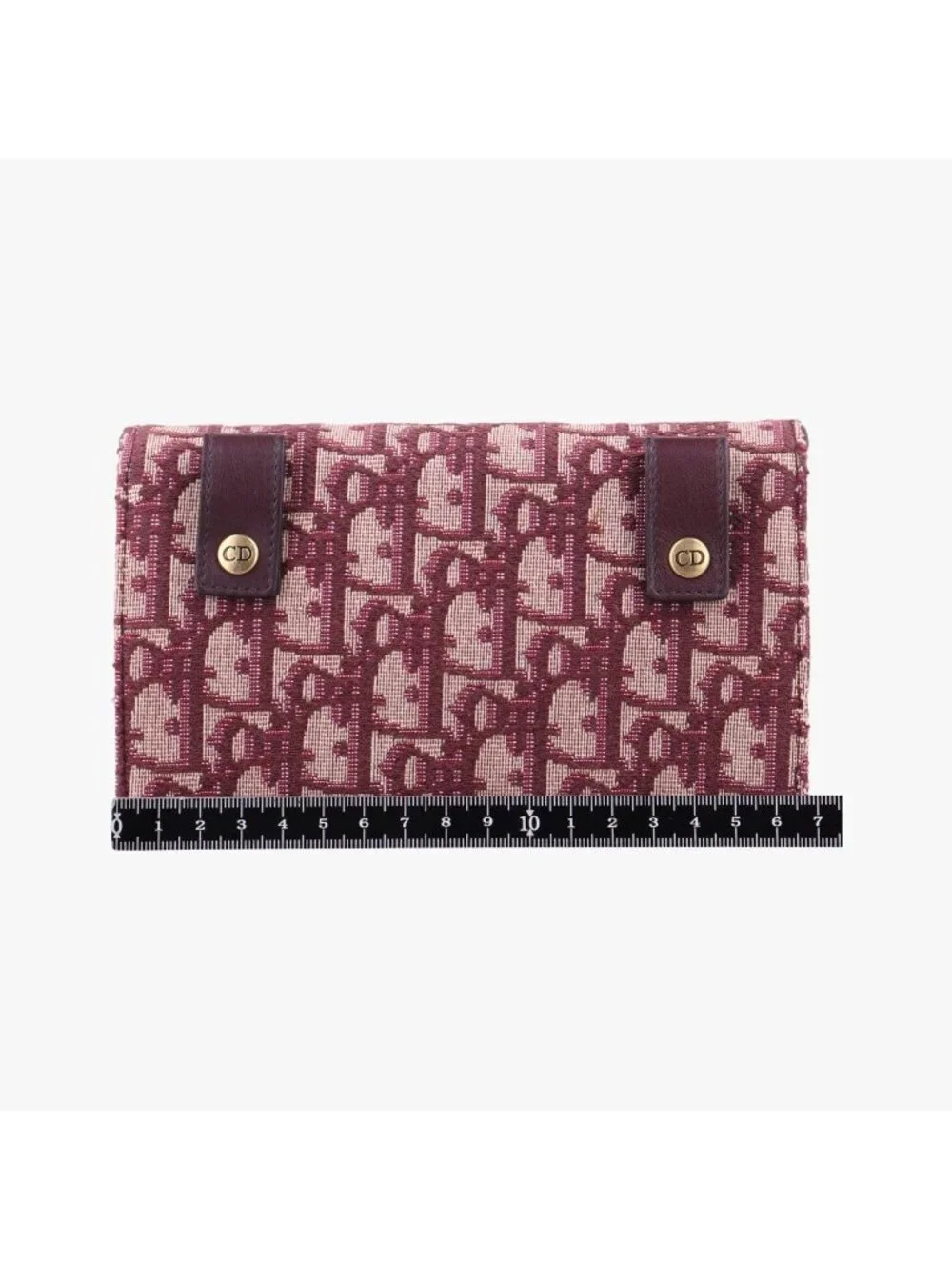 Dior Saddle Red Jacquard Shoulder Bag